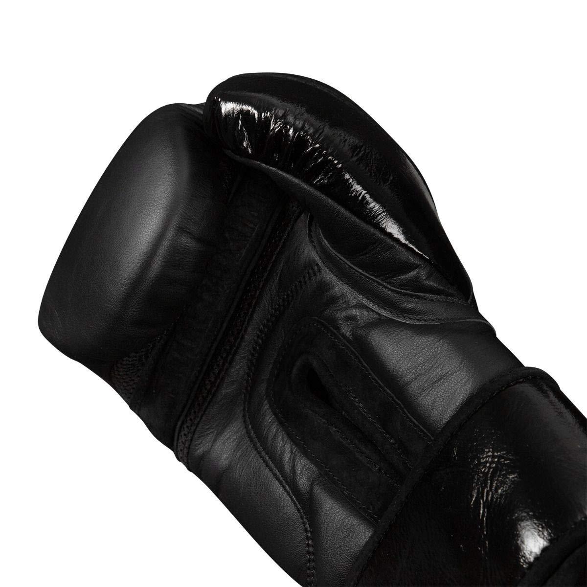 Title Boxing TITLE Boxing Black Training Gloves 2.0, Black, 16 oz