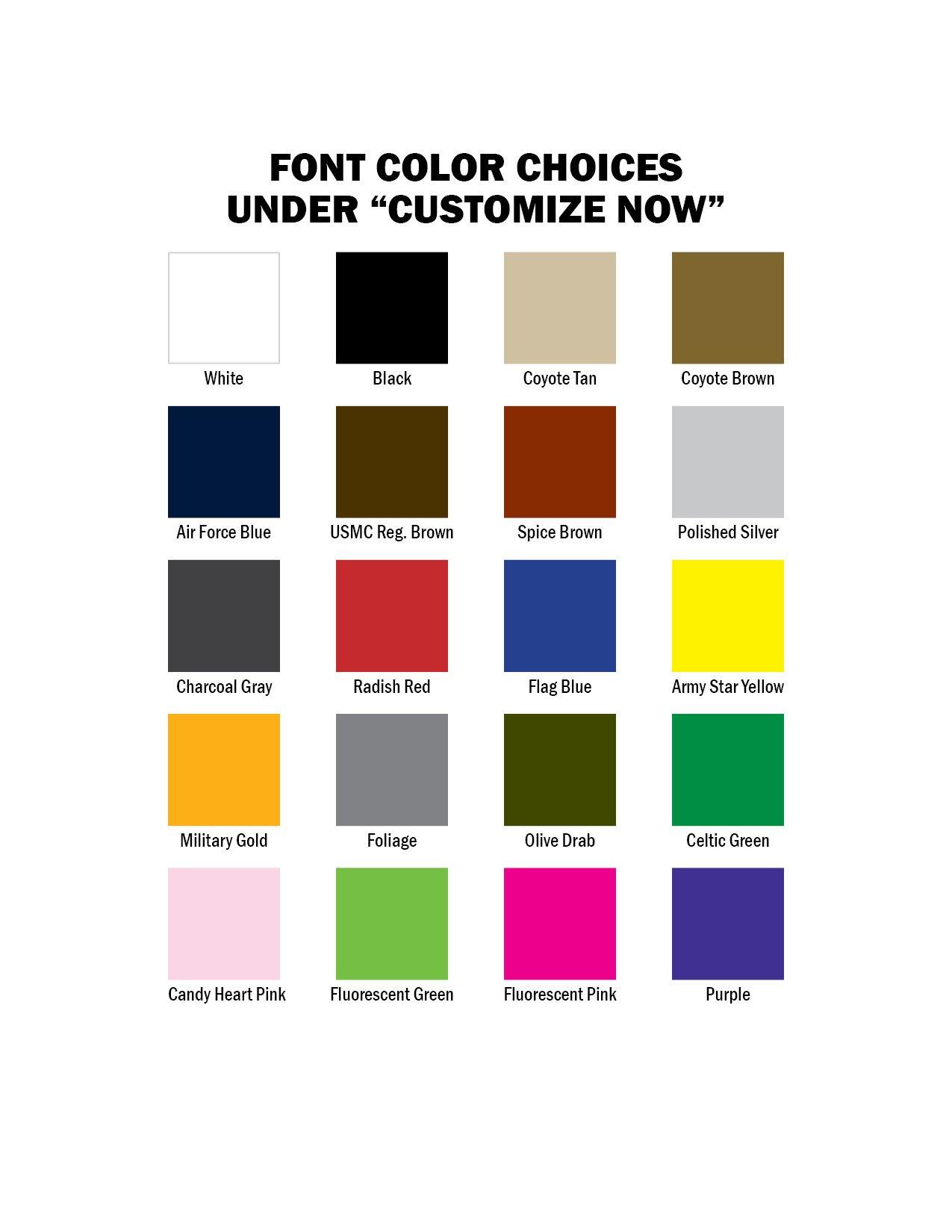 Northern Safari Custom Uniform Name Tapes Solid Colors. Purple Fabric, 4 Inch Hook Fastener (Uniform Ready Fastener)