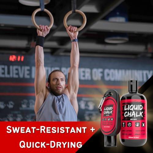 Sincere Gear PowerGrip Liquid Chalk - Ultimate Grip Enhancer for Gym, Weightlifting, Climbing & Powerlifting - Long-Lasting Gymnastics Chalk for Rock Climbing, Cheer, and Lifting - Superior Hold, No Mess
