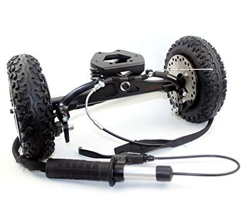 L-faster L-faster Mountainboarding Skateboard Trucks Offroad Boarding Spring Truck with Brake All Terrain Longboard Brake System (Brake Truck only)