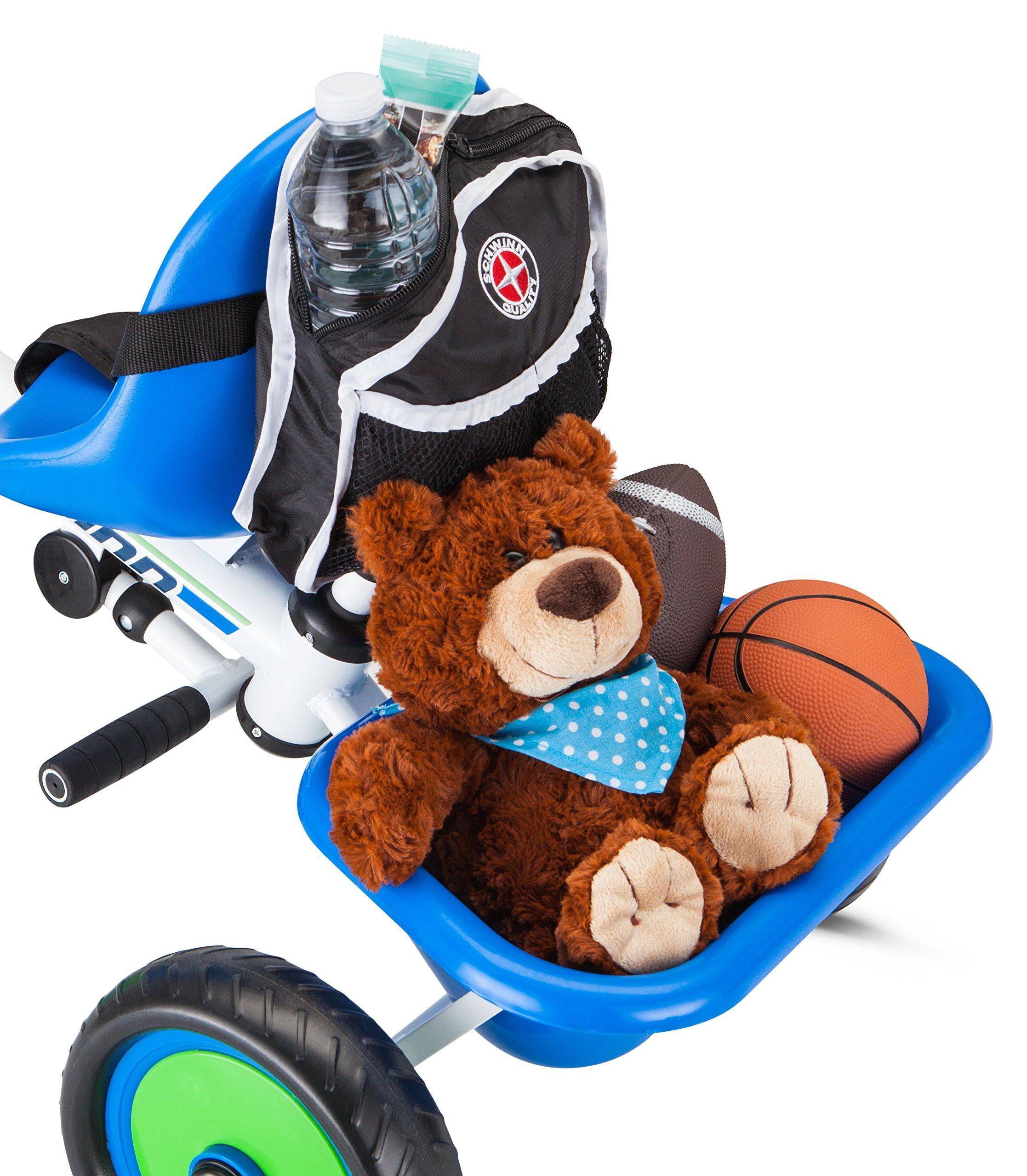 Schwinn Schwinn Easy Steer Bike for Toddler, Kids Tricycle with Removable Push handle, Steel Trike Frame, Boys and Girls Ages 2-4 Year Old, Blue, 41\" x 20\" x 41\"