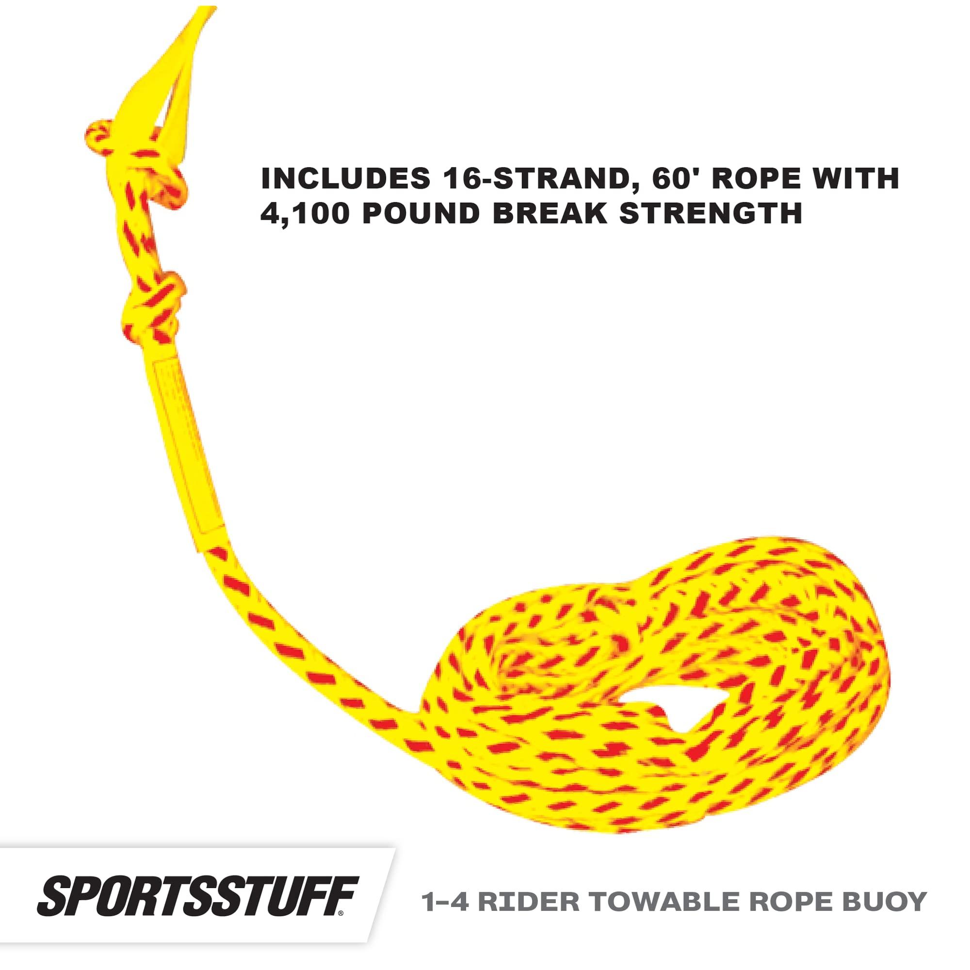 SportsStuff Sportsstuff Booster Ball, Towable Tube Rope Performance Ball Dimensions inflated (38in x 28in) deflated (45in x 36in)