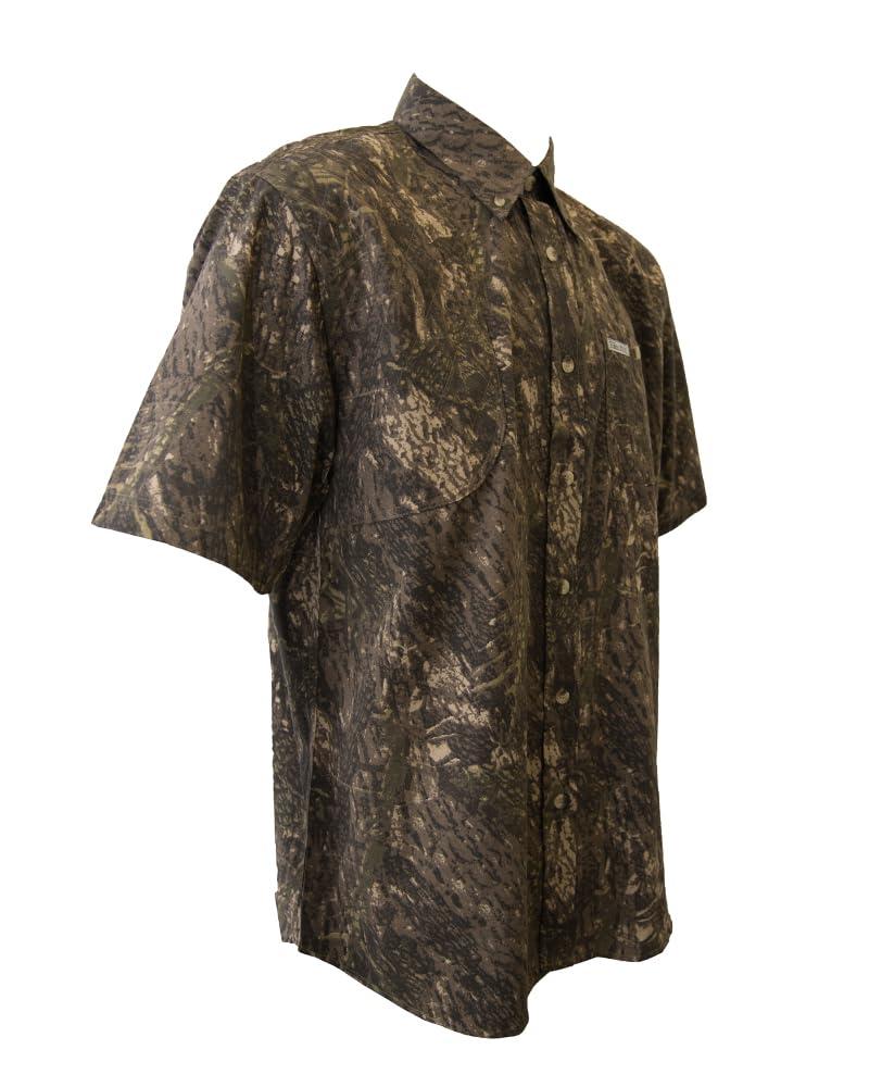 Tiger Hill Tiger Hill Camouflage Hunting Shirt Short Sleeves (5XL, Left)