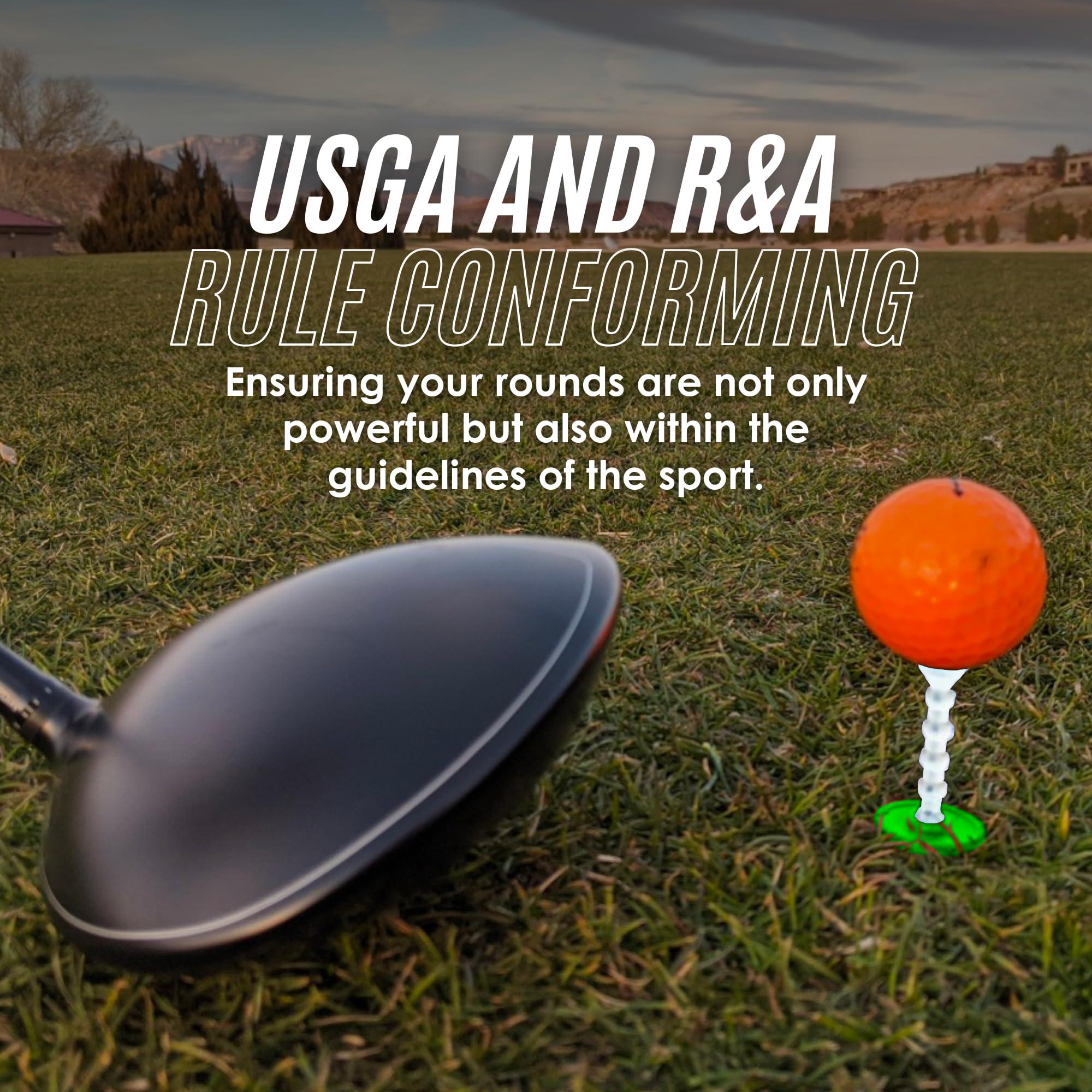 YATTA GOLF YATTA GOLF Telos Premium Golf Tees Adjustable Golf Tees Tee Off with Greater Consistency & Shoot Better Scores - Unbreakable Golf Tees Lasts The Average Golfer A Season (3 Pack, Lucky Green)