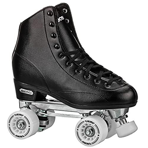 Pacer Pacer Stratos Traditional Quad Roller Skates, Black sz 7