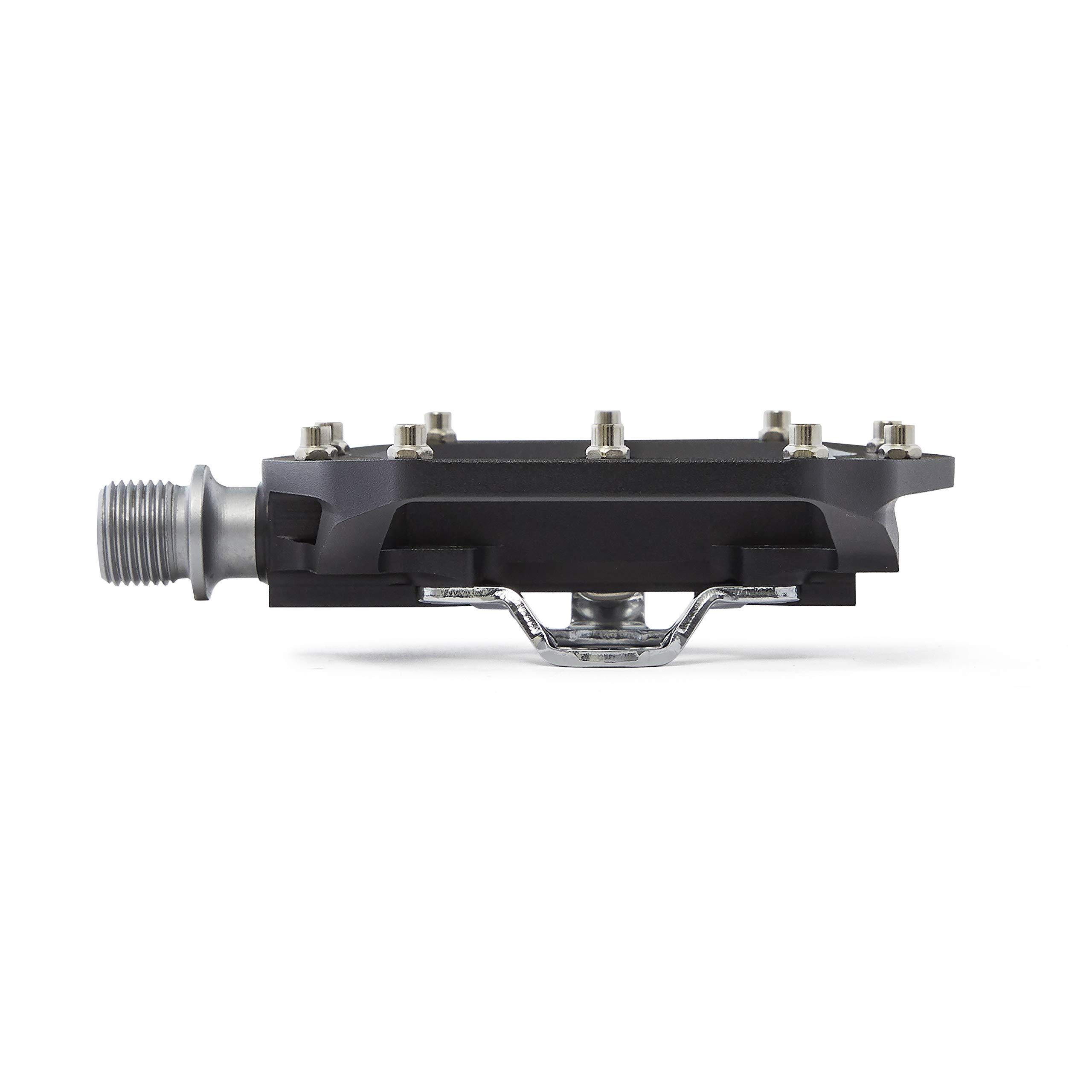 BW USA BW USA Rock Garden Combo Pedals Dual Sided MTB Platform and SPD Compatible Bike Pedals