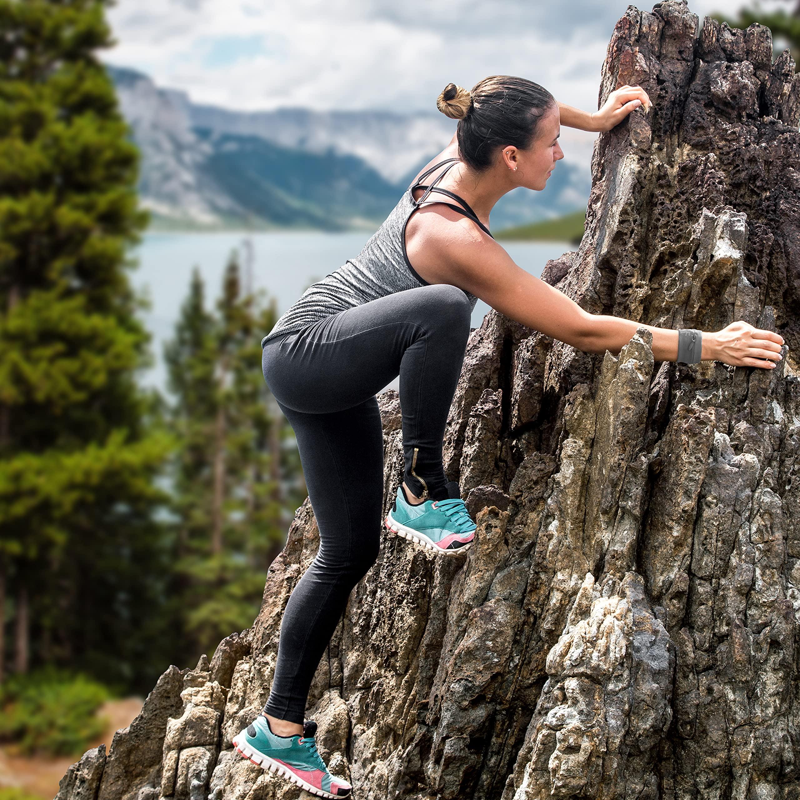 Vira Joy Vira Joy Wristband Ring Holder | Engagement & Wedding Ring Protector for Active Women | for Yoga, Rock Climbing, Running, Sports, Fitness, Working Out, Travel (Galaxy, Small)