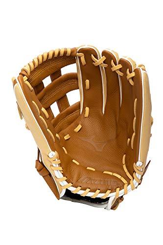 Mizuno Mizuno GFN1250B4 Franchise Series Outfield Baseball Glove 12.5\" , Right Hand Throw TAN-BROWN