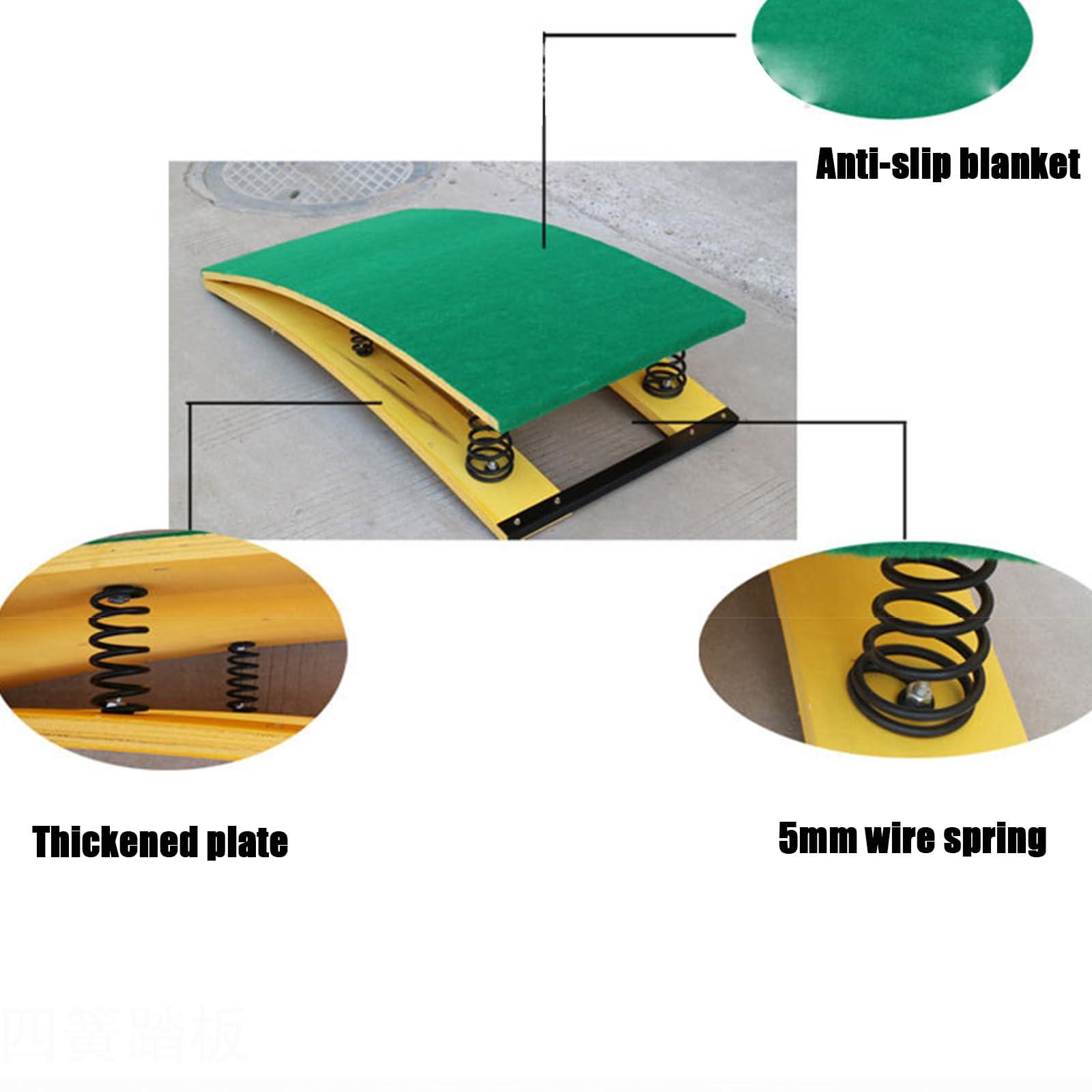 ZXXDSGHUS Gymnastics Springboard for Adults and Kids, Junior Gymnastics Springboard,Big Kids Junior Gymnastics Springboard Heavy Duty Vault Spring Board for Kids for Vault Home Vault Mini Trampoline