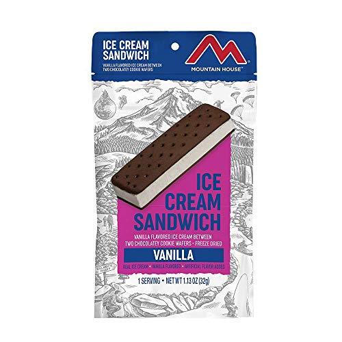 Mountain House Mountain House Vanilla Ice Cream Sandwich | Freeze Dried Backpacking & Camping Food | 6-Pack