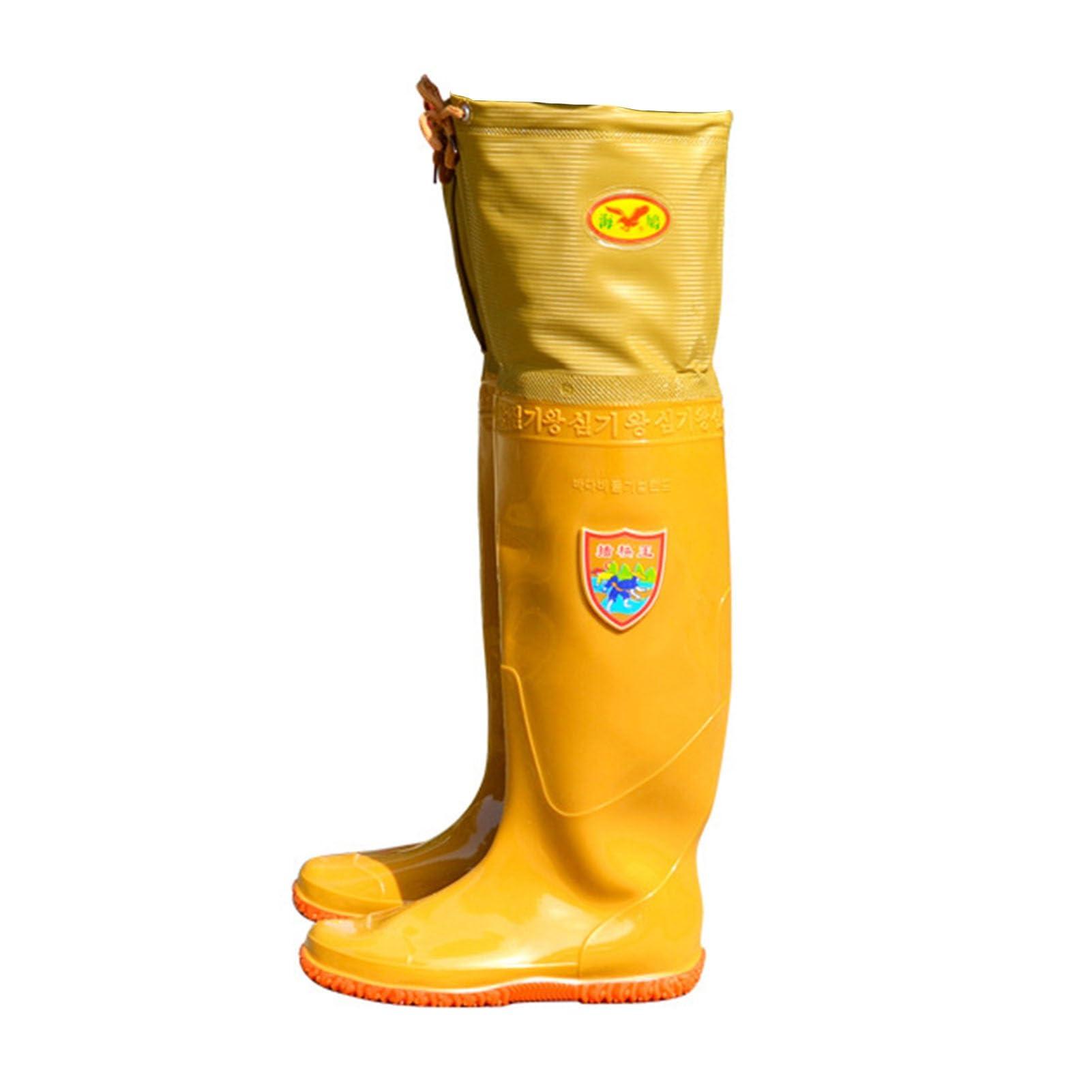 JCWGLY JCWGLY Men Women Hip Waders with Boots for Fishing Hunting Lightweight Wading Hip Boots with Cleated Outsole 11 Sizes(5)