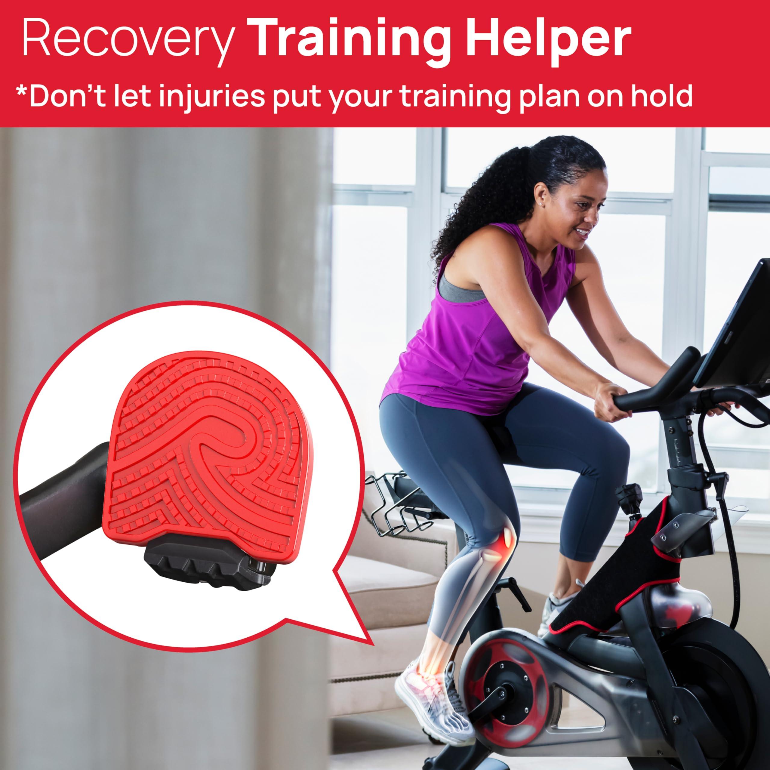 PeloFamily Pedals for Regular Shoes Compatible with Peloton Bike & Bike Plus, Pedal Converter Extra Large Fit Original Bike & Bike+, Replacement Pedals Adapter, Flat Platform Clipless, Exercise Bike Accessories