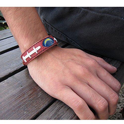 GameWear GameWear NFL Miami Dolphins Classic Football Bracelet, One Size, Black