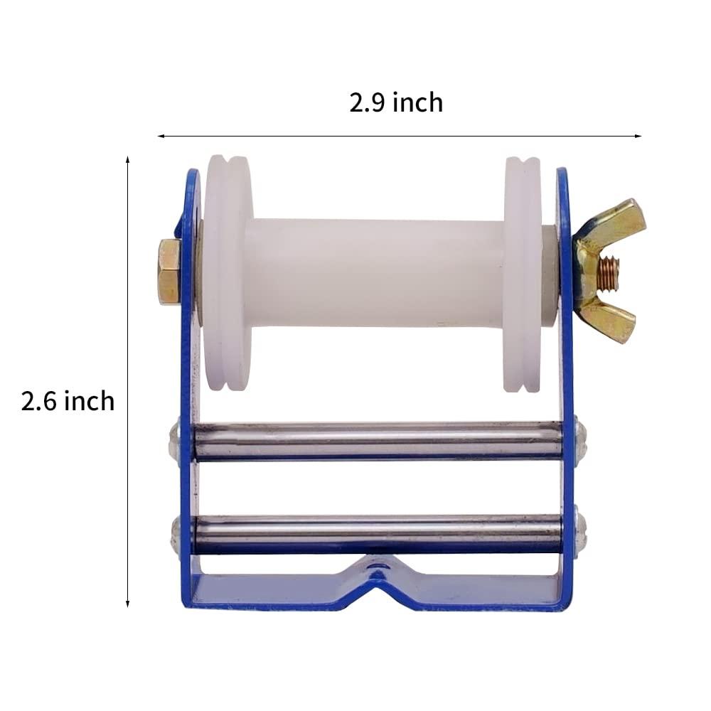 SOPOGER SOPOGER Archery Bowstring Serving Thread Jig 131 yard/120m Durable Nylon Bow Serving String Thread for Compound/Recurve Bow Tying Peep Sight Nock (Blue)