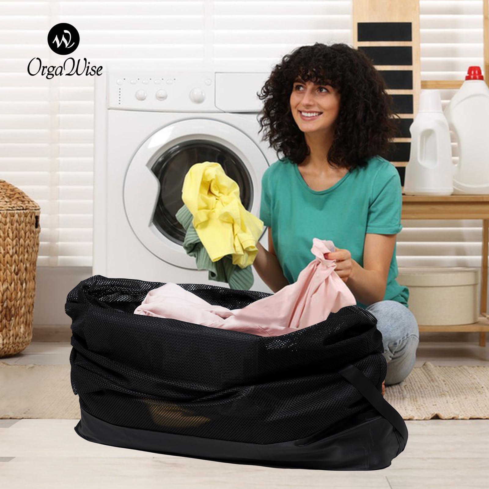 OrgaWise OrgaWise Thickened Extra Large Soccer Ball Bag Tested to Hold over 75 lbs (30"x40"/76x102cm)