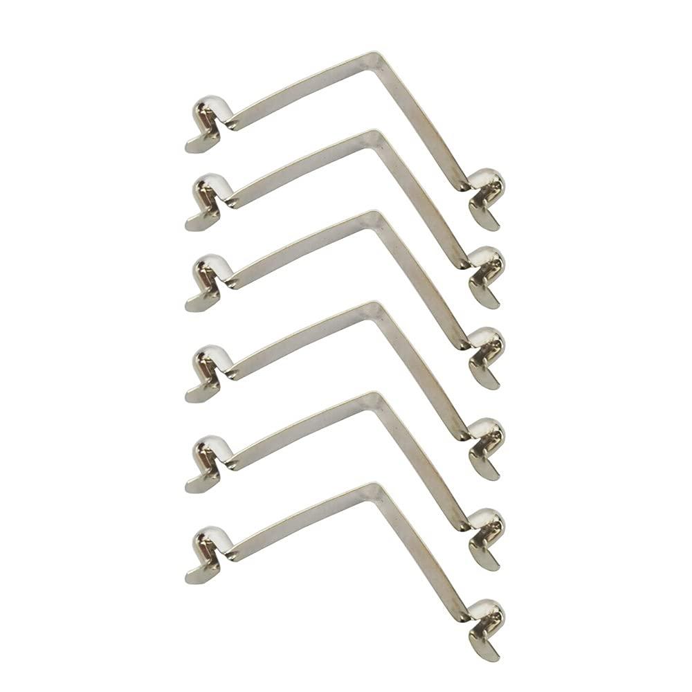 UP100 UP100 50 Pieces Double Button Diameter 4mm/5mm/6mm/8mm/9mm Clips Kayak Paddle Snap Spring Clip Tent Pole Clips (4mm Double Pin)