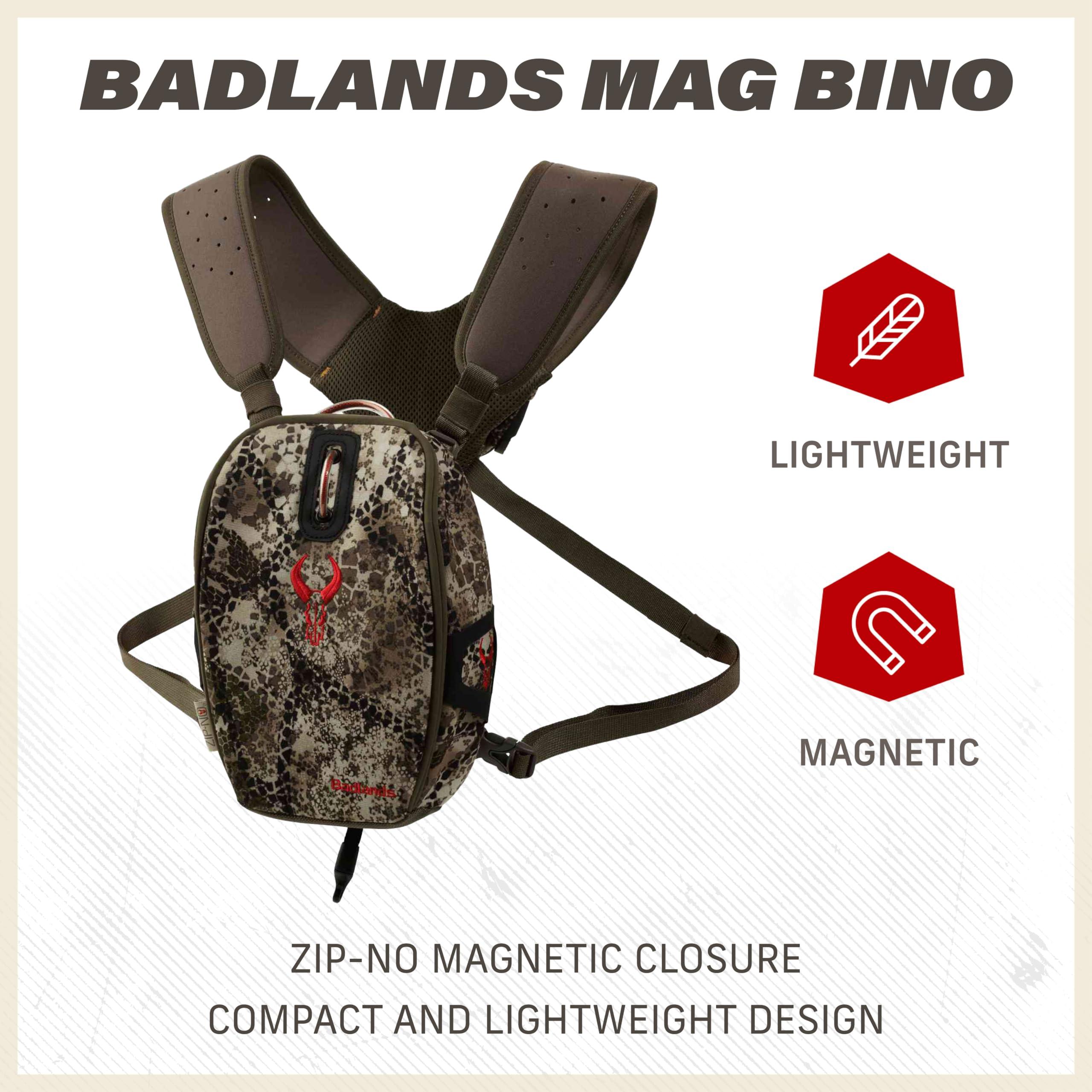 Badlands Badlands Mag Bino Case - Magnetic Closure, Backpack-Friendly Harness, Hydration-Compatible, Realtree Edge