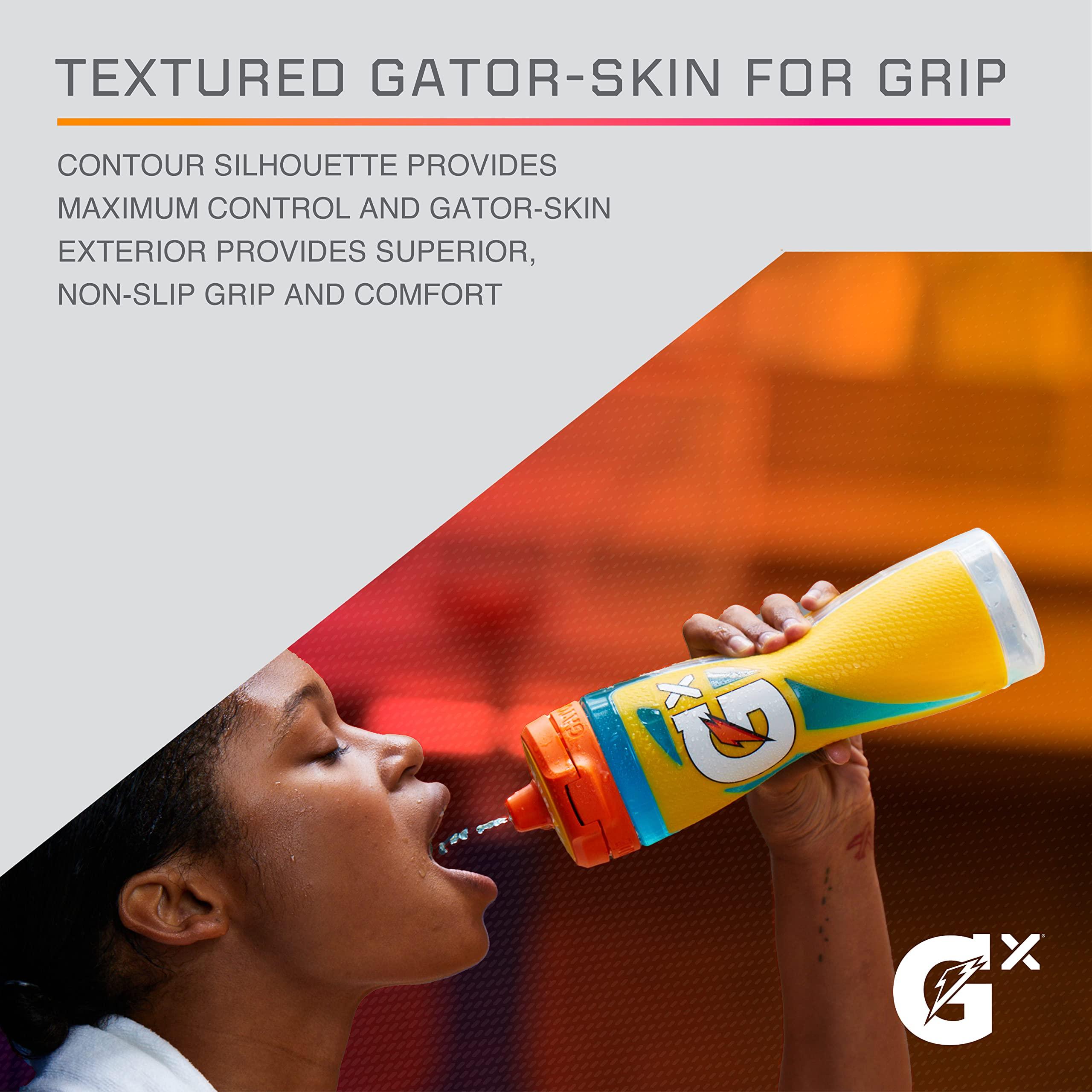 Gatorade Gatorade Gx Plastic Squeeze Bottle, White, 30oz