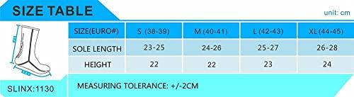 Skyone Neoprene Water Fin Sock Diving Wetsuits Sock 3MM for Women Men, Thermal Beach Sock Anti Slip Flexible for Snorkeling Surfing Kayaking Swimming Sailing(3MM Black, XL)