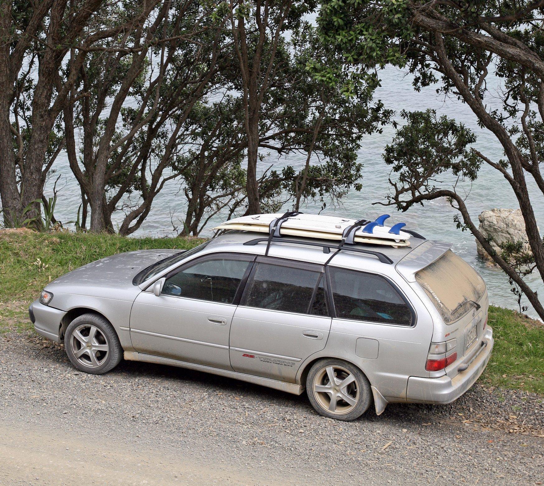 Curve Surfboard Soft Rack Lockdown Premium Surfboard Car Racks by Curve (Set of 2)