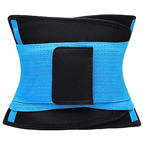 VENUZOR VENUZOR Waist Trainer Belt for Women - Waist Cincher Trimmer - Slimming Body Shaper Belt - Sport Girdle Belt (UP Graded)(Blue,Medium)