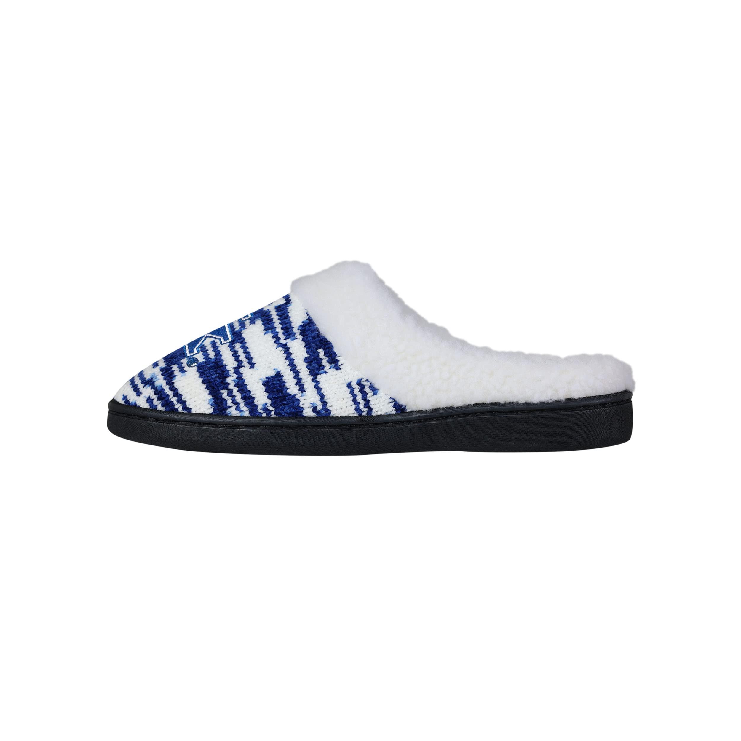 FOCO FOCO Women\'s NCAA Sherpa Lined Colorblend Cup Sole Slippers, Team Color, 9-2374