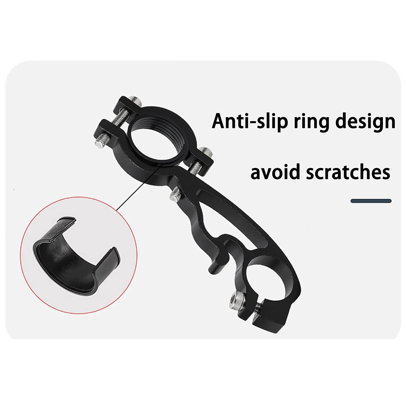 XNX Bike Bicycle Double Handlebars Extender Extension,7.87 inches/20CM Aluminum Alloy Bike Bracket Accessories,for Bike Mounts,Bicycle Extender Bars,for 20mm-32mm Bars Caliber