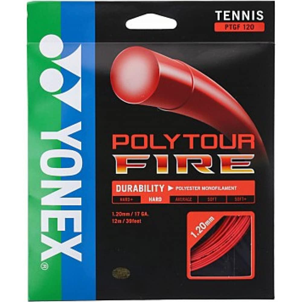 Do It Tennis Yonex VCORE 95 7th Gen Scarlet Tennis Racquet (4 1/4" Grip) Strung with Red 16L PolyTour Fire at Mid-Range Tension