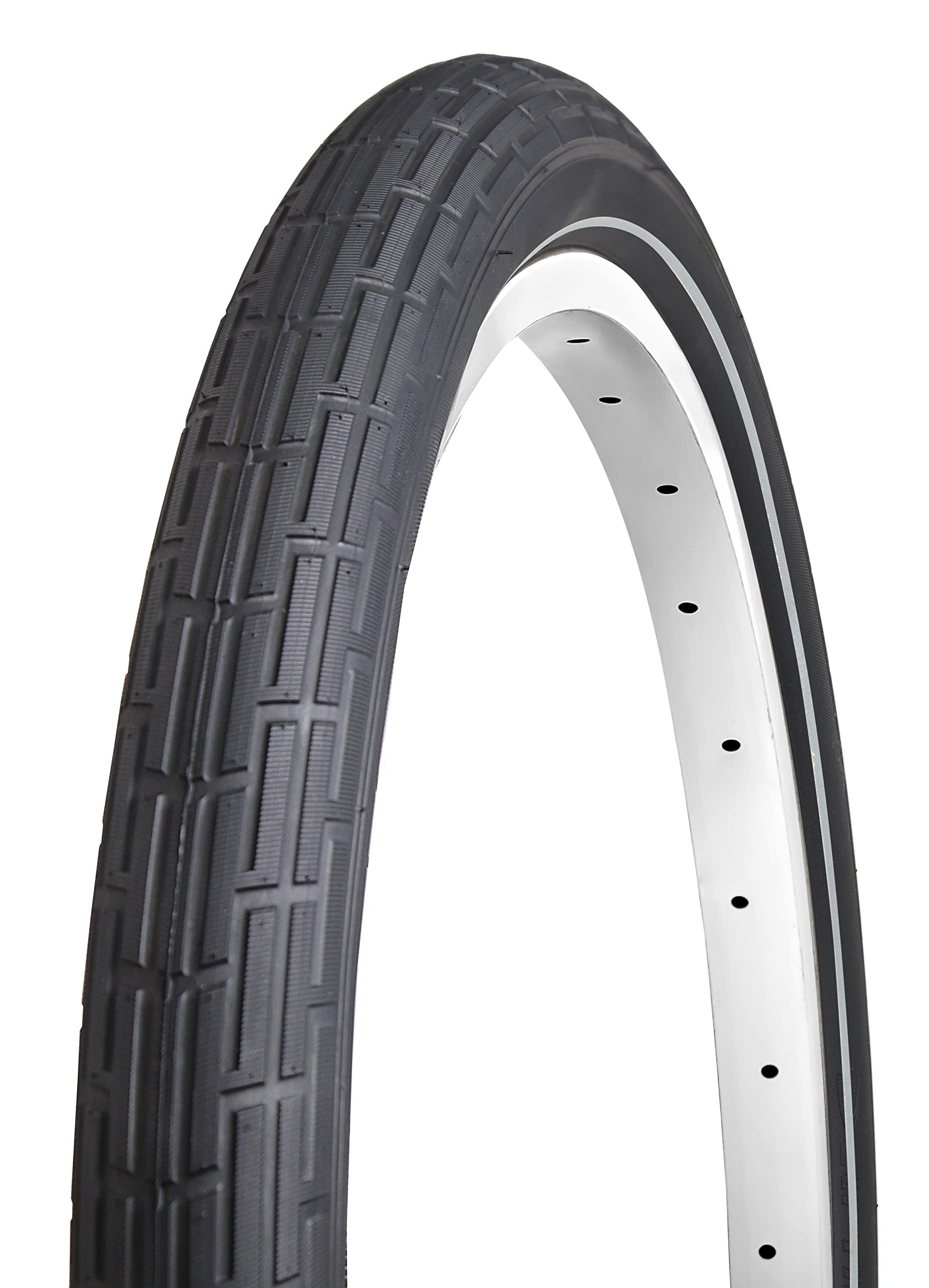 Deli Tire Deli Tire 26 x 2.35 inch, Folding Bead, Beach Cruiser Bike Tire, 26" x 2.35" (Black, Reflective)