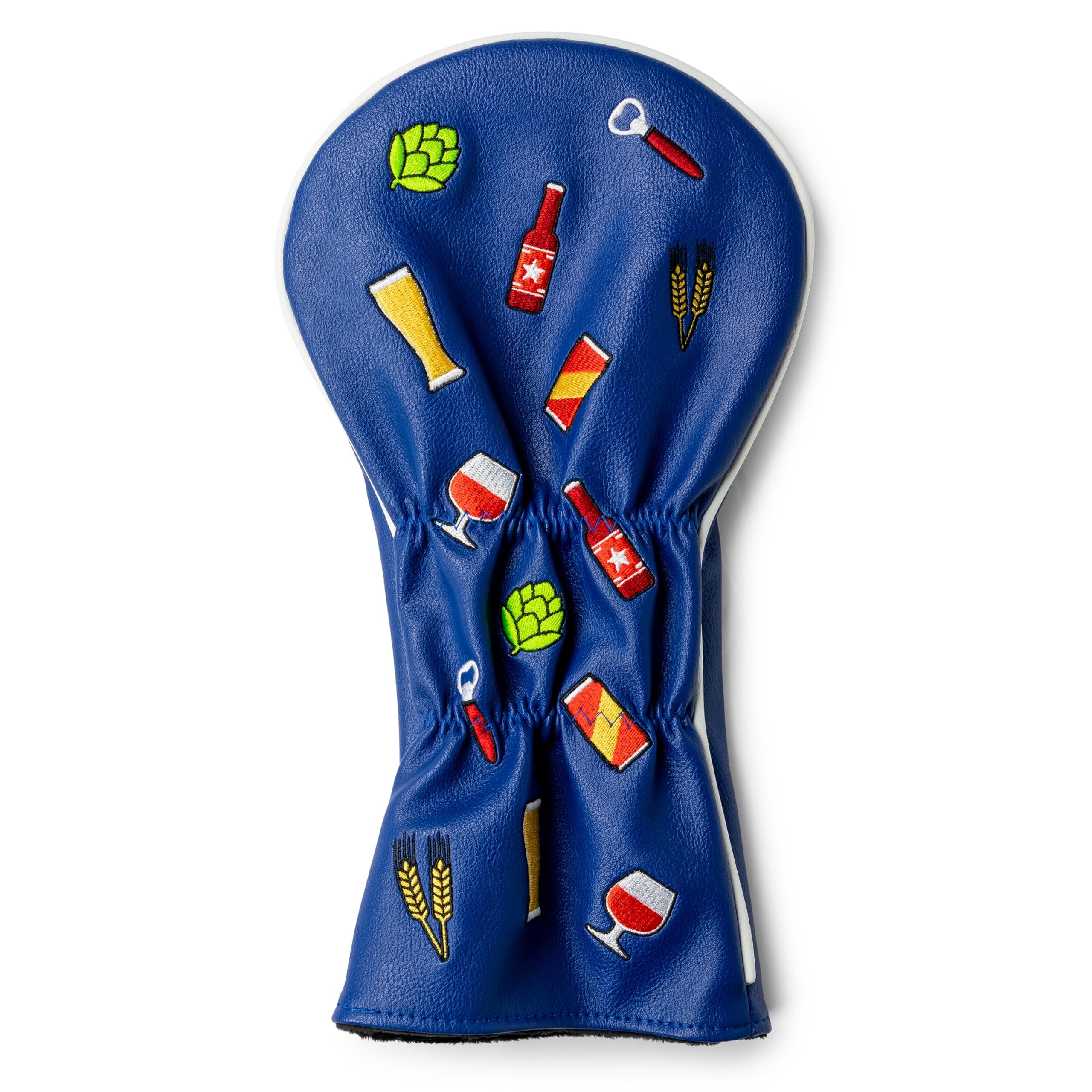 U Suck at Golf U SUCK AT GOLF Expertly Crafted Synthetic Leather Golf Head Cover - Ideal for Woods and Drivers - Tour Quality Golfing Accessories with Unique Designs - Perfect Christmas or Fathers Day Golfing Gift