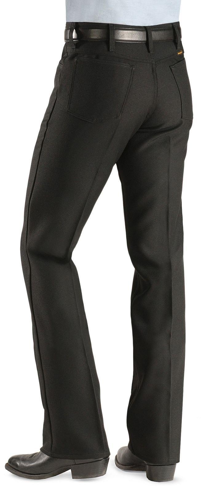 Wrangler Wrangler Mens Wrancher Dress Jeans, Black, 42W x 29L US