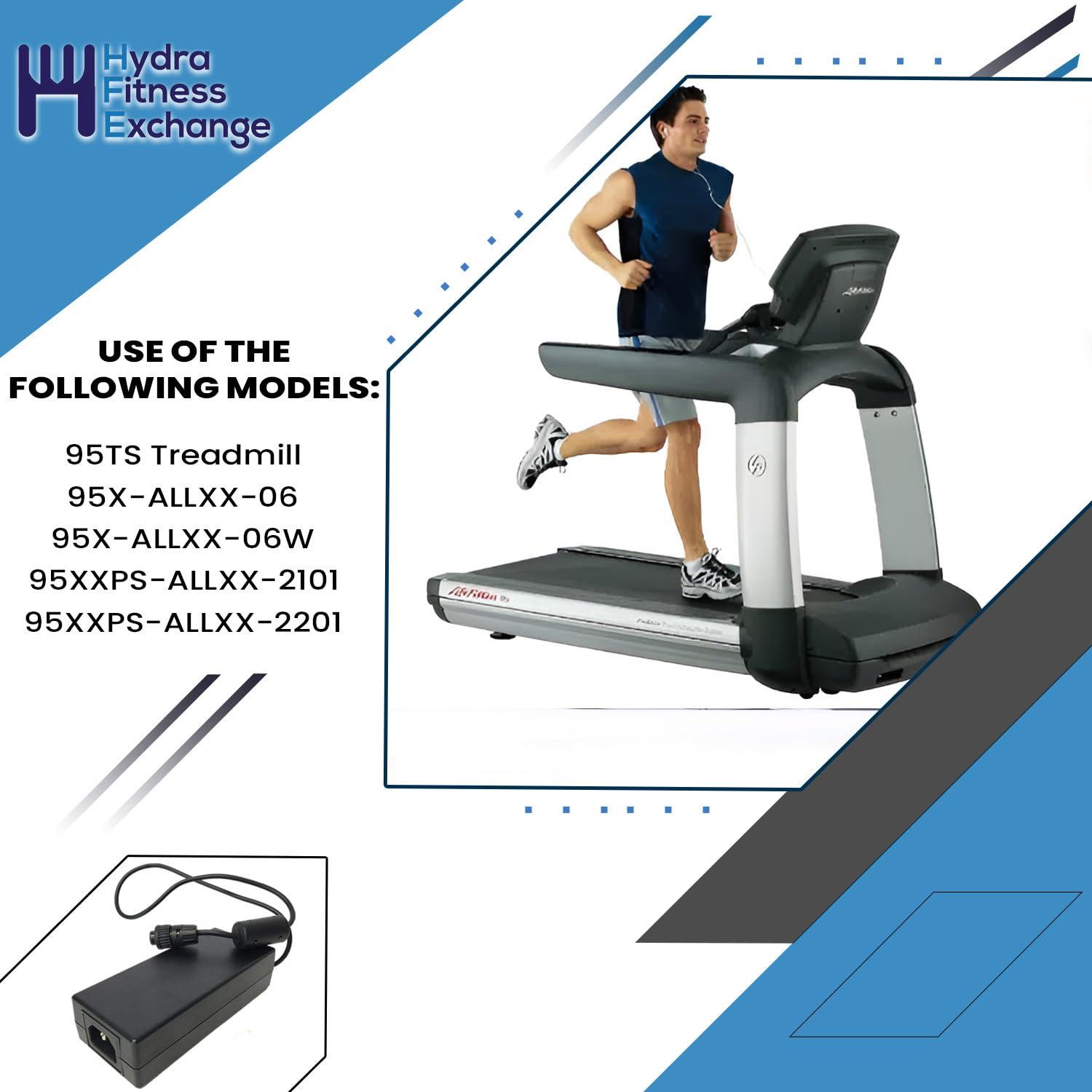 Hydra Fitness Exchange Power Supply Cord DC Adapter 5A, 24V 0017-00003-1091 Work W Life Fitness Treadmill