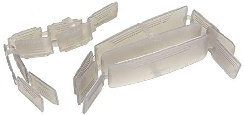 Plano Plano Two Tier Tackle Box (Medium), Transparent (4600-00)