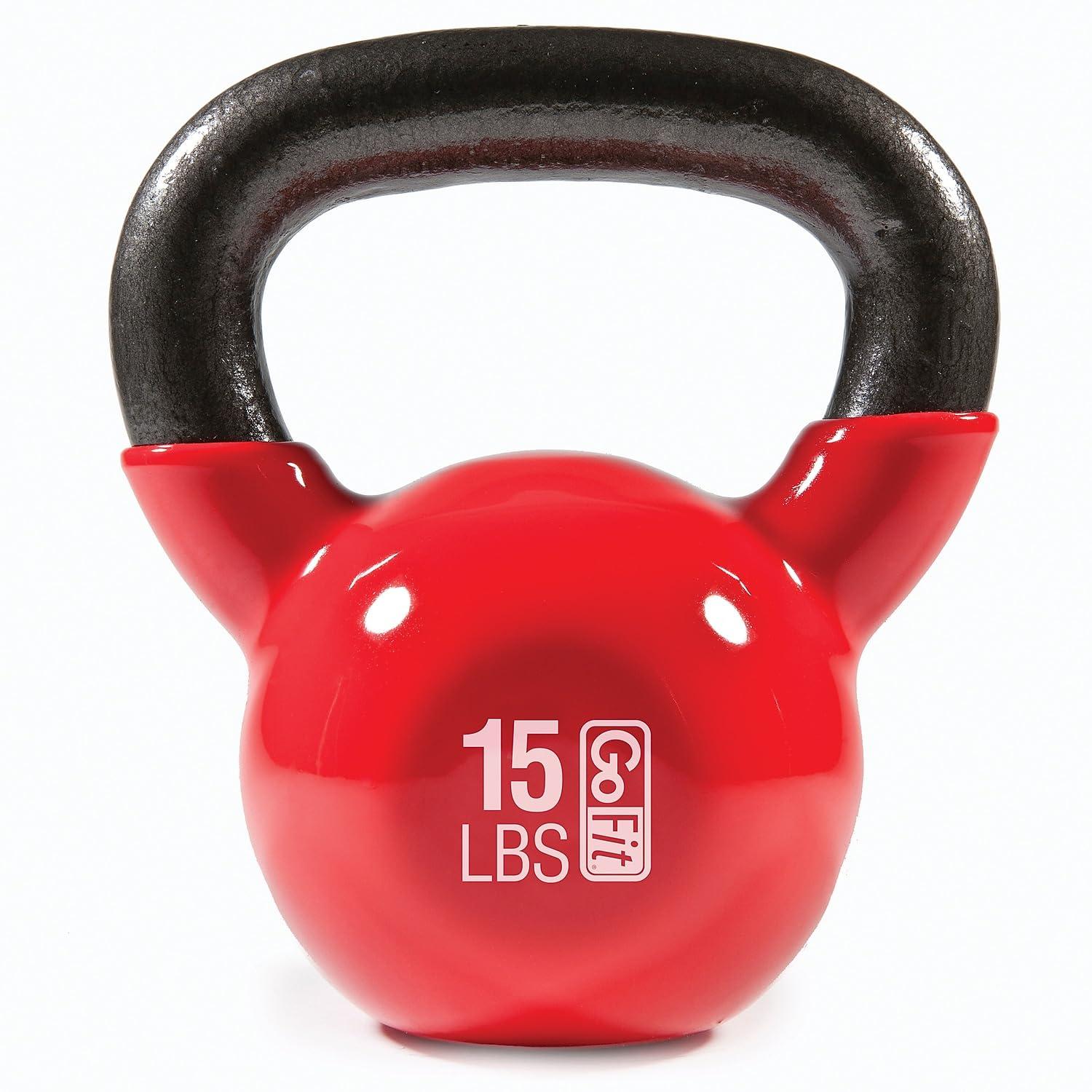 GoFit GoFit Ultimate Kettlebell Fit 3-pack - 10-lbs, 15-lbs, 20-lbs