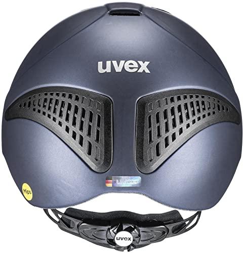 uvex sports uvex exxential II MIPS Horse Riding Helmet for Women & Men, Navy mat, S-M - Adjustable Helmet with Integrated MIPS System