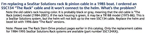 SeaStar SeaStar Solutions SSC134xx Rack Steering Cable, for Back Mount Rack System
