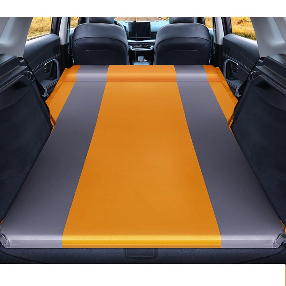 BSFFZ BSFFZ Car Inflatable Mattres for Nissan Kicks 2017 2018 2019 2020 2021 2022 2023 Thickened Inflatable Back Seat Bed Outdoor Camping Sleeping Pad Portable Travel Mattress,Orange