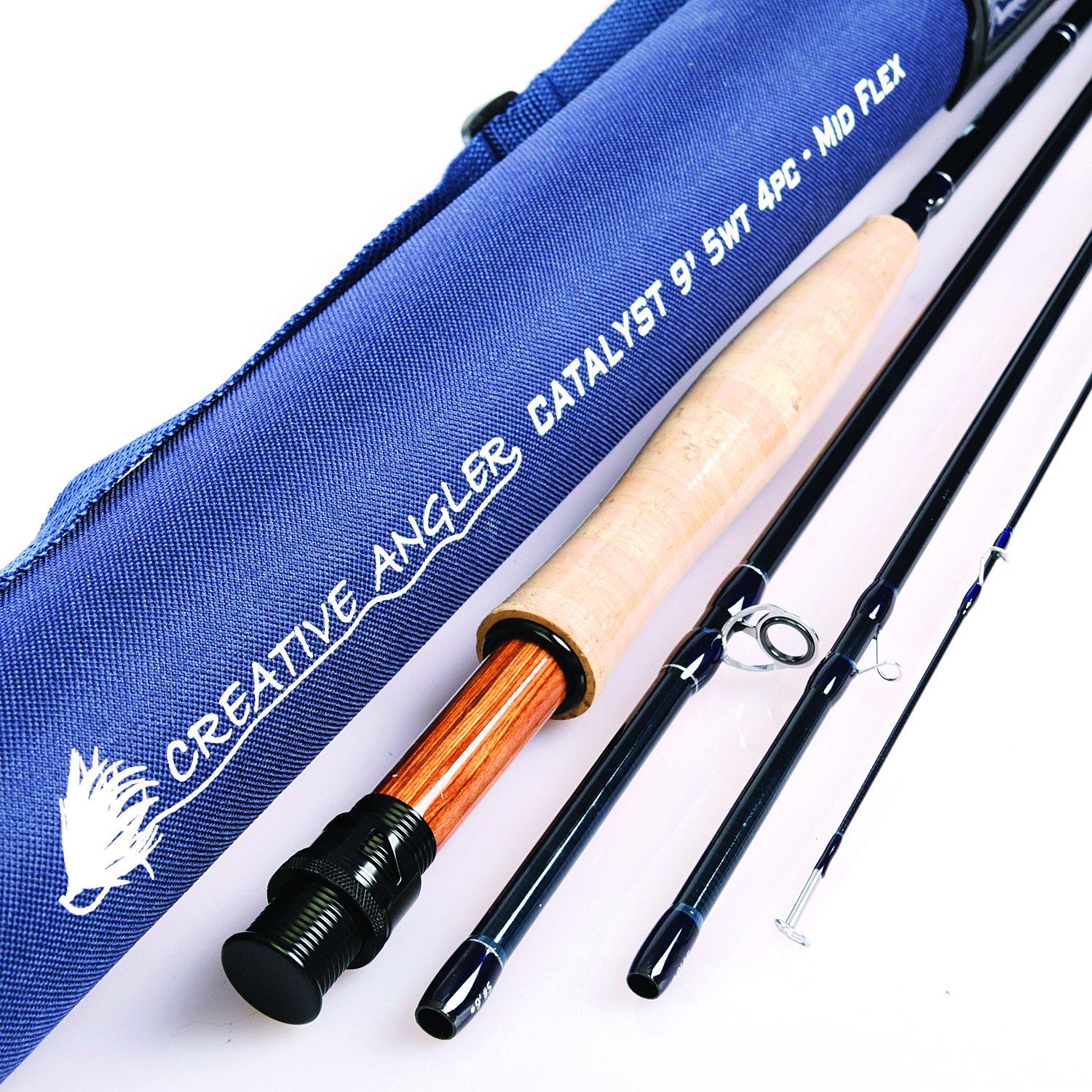 Creative Angler Catalyst Fly Fishing Fly Rods and Reels. Multiple Sizes 8ft 6in 4wt up to 9ft 8 wt and Reels from 3/4 up to 7/8