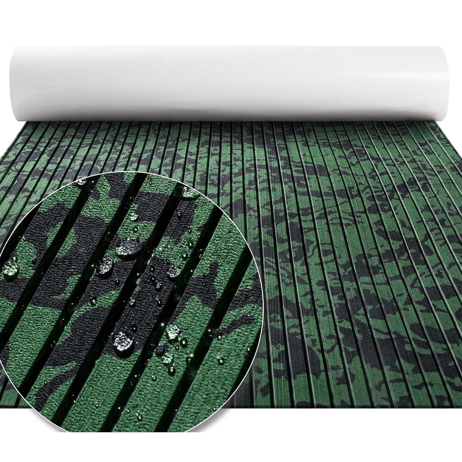 WKXTECZT WKXTECZT Boat Flooring EVA Foam Boat Decking Marine Flooring Camo Brushed Non-Slip Self-Adhesive Boat Carpet for Motorboat Yacht Kayak RV Swimming Pool,C,240X60CM