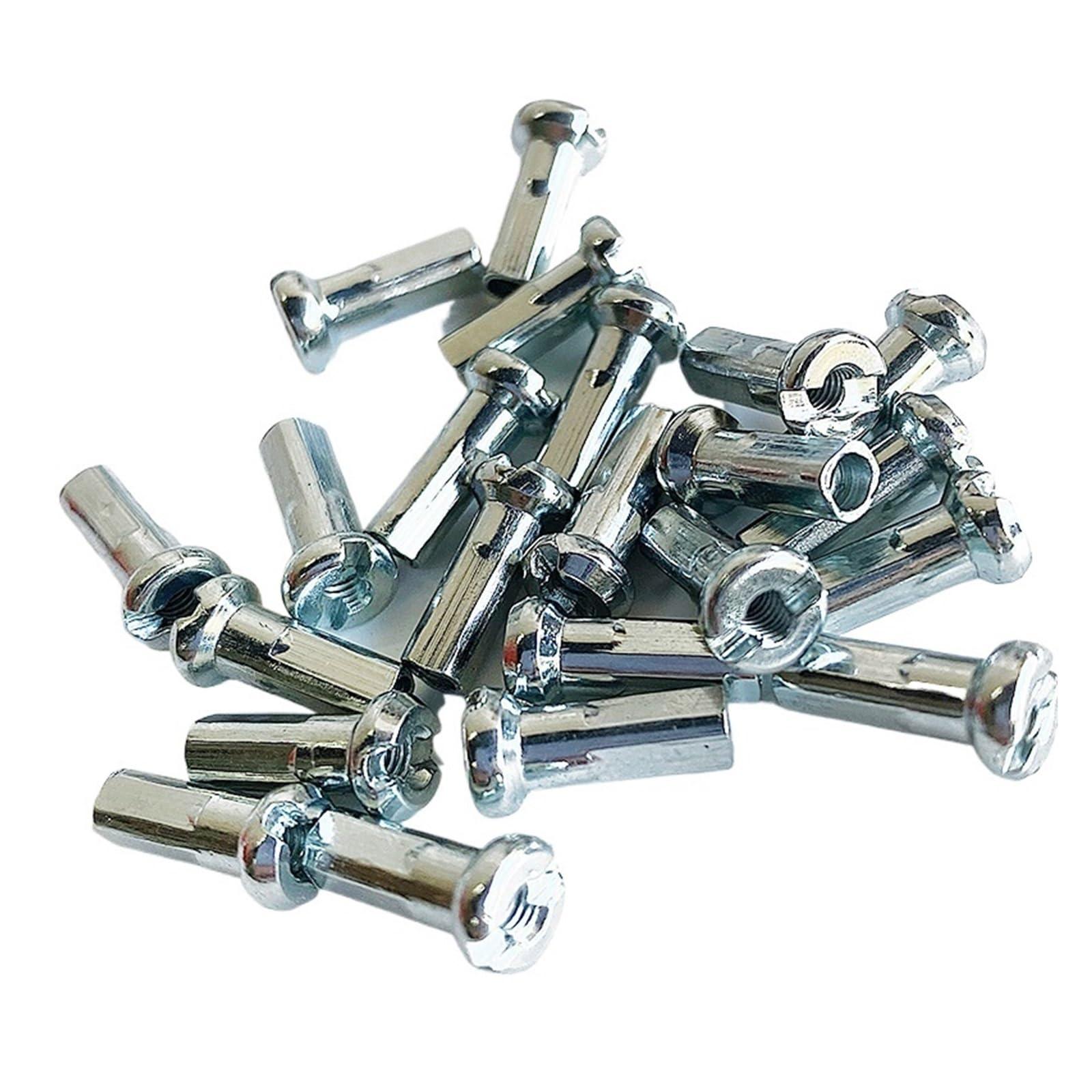 NORAZE NORAZE Bicycle 13G High-Carbon Steel Spokes and Nipples/130/137/190/204/209/210/214/220/243/250 Mm Knitting Needle (Color : Black, Size : 13G 204mm 5set)