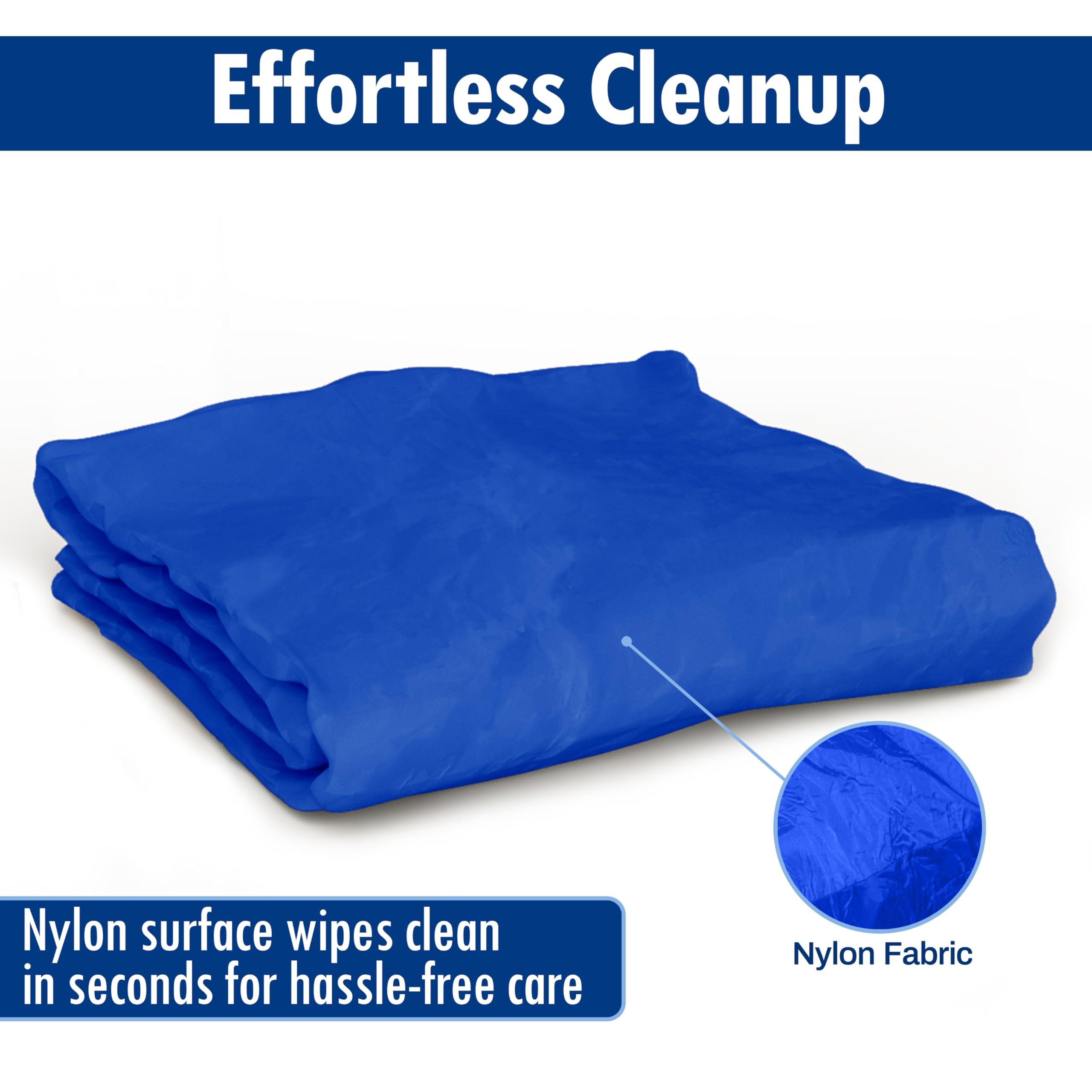 Skil-Care Skil-Care Replacement Cover for 5 x 5 Crash Pad, Durable Blue Nylon Shell, Water-Resistant, Machine-Washable, Cover Only Fits Original Crash Pad, 914782