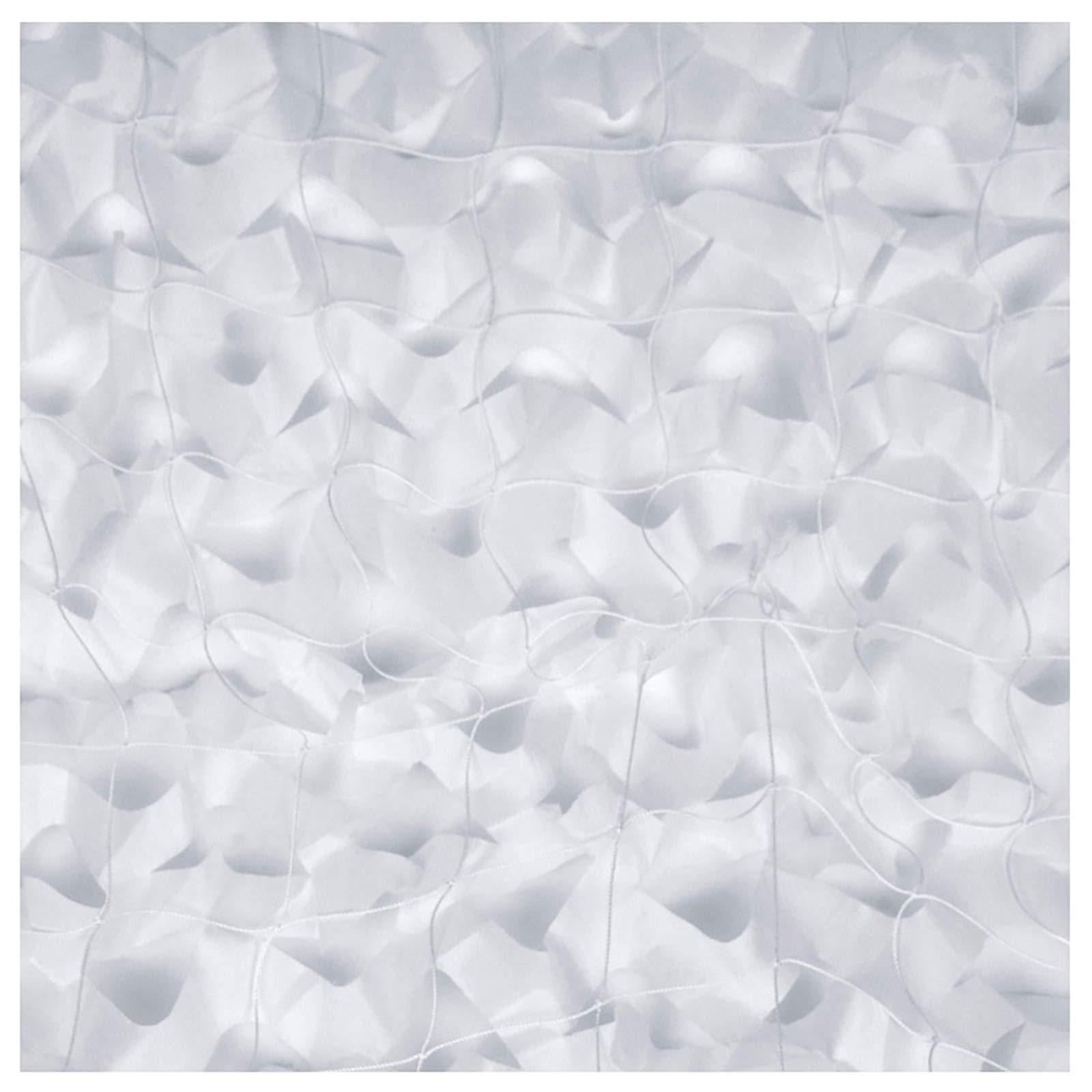 bandezid bandezid White Camo Netting Camouflage Net Woodland Bulk Roll for Hunting Shooting Camping Military Decoration Sunscreen Nets Various Sizes-White Camouflage net 4x8m(13x26ft)