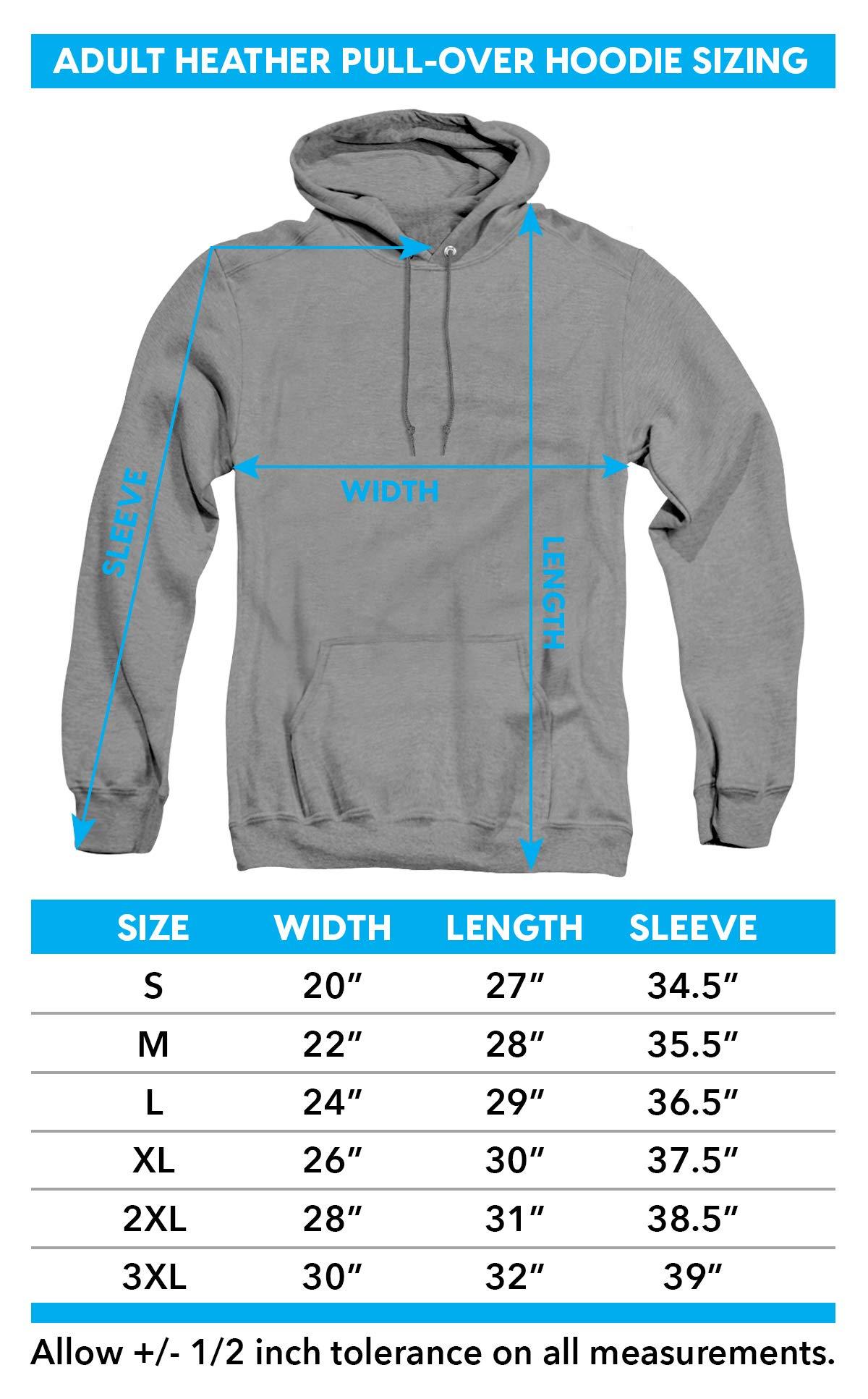 LOGOVISION LOGOVISION University of Findlay Official One Color Oilers Logo Unisex Adult Pull-Over Heather Hoodie,Black Heather, 3X-Large
