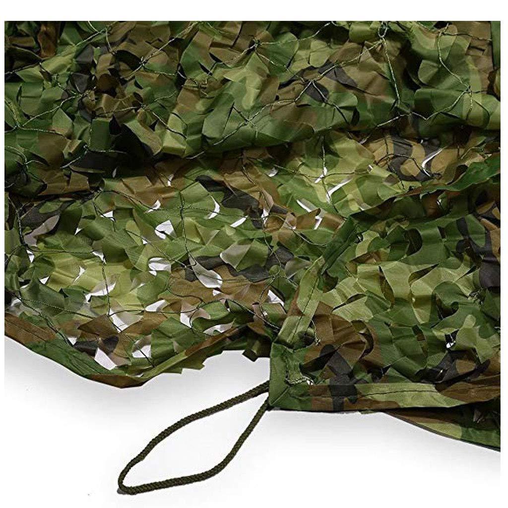 bandezid bandezid Camouflage Netting Army Camo Net Camouflage Tarpaulin Sunscreen Nets for Sunshade Camping Military Hunting Shooting Blind Watching Hide Party Decorations-Camouflage net 1.5x8m(4.9x26ft)