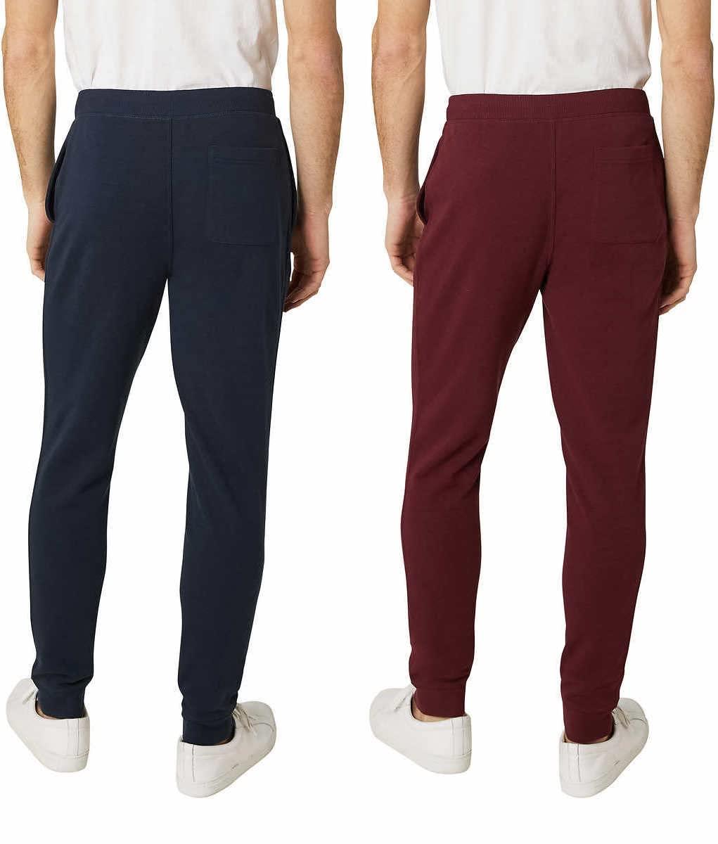 Weatherproof Vintage Weatherproof Vintage Mens 2 Pack Midweight Everyday Fleece Jogger (as1, Alpha, 3X_l, Regular, Regular, Wine/Blue Depths)