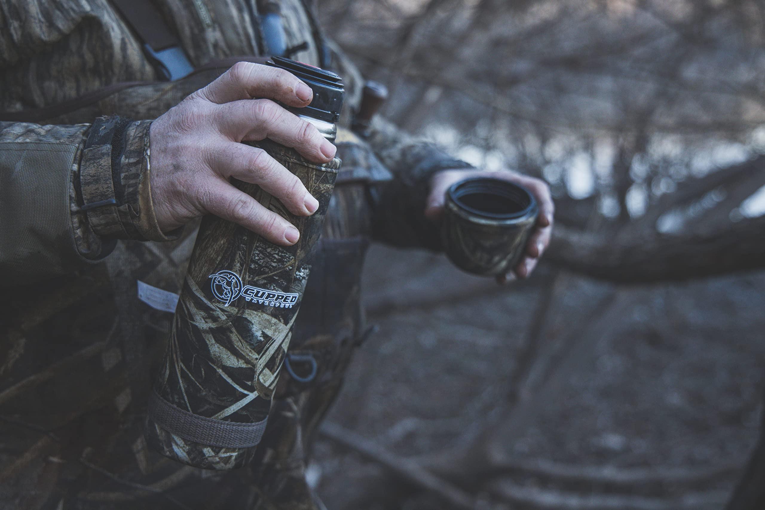 Cupped Waterfowl Cupped Waterfowl 1 Liter Hot/Cold Camo Thermos | Realtree MAX-7 Camo