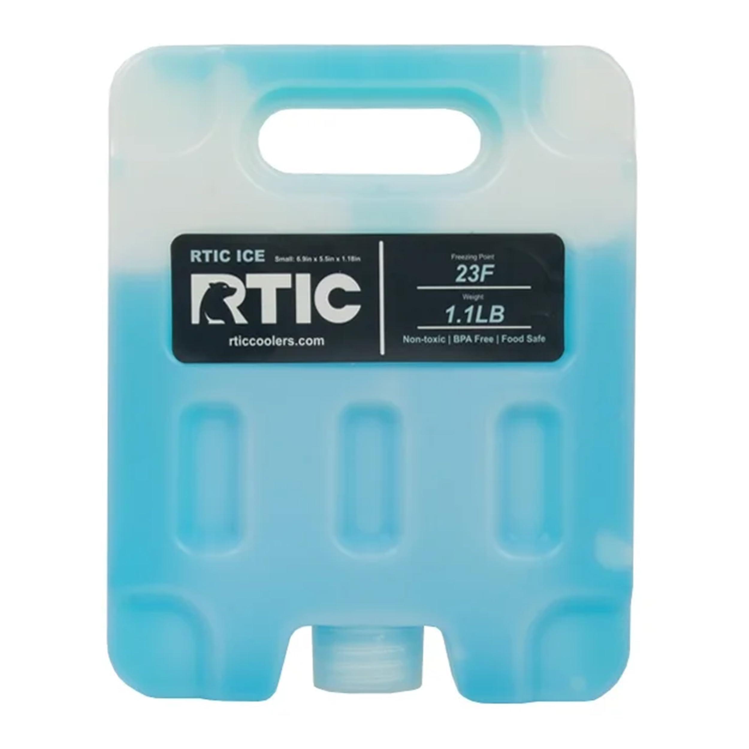 RTIC RTIC Refreezable Reusable Cooler Ice Packs Cold Ice Chest Pack Long-Lasting with Break-Resistant Design, for Food and Drink, Perfect for Travel and Storage, Small (2 Pack)
