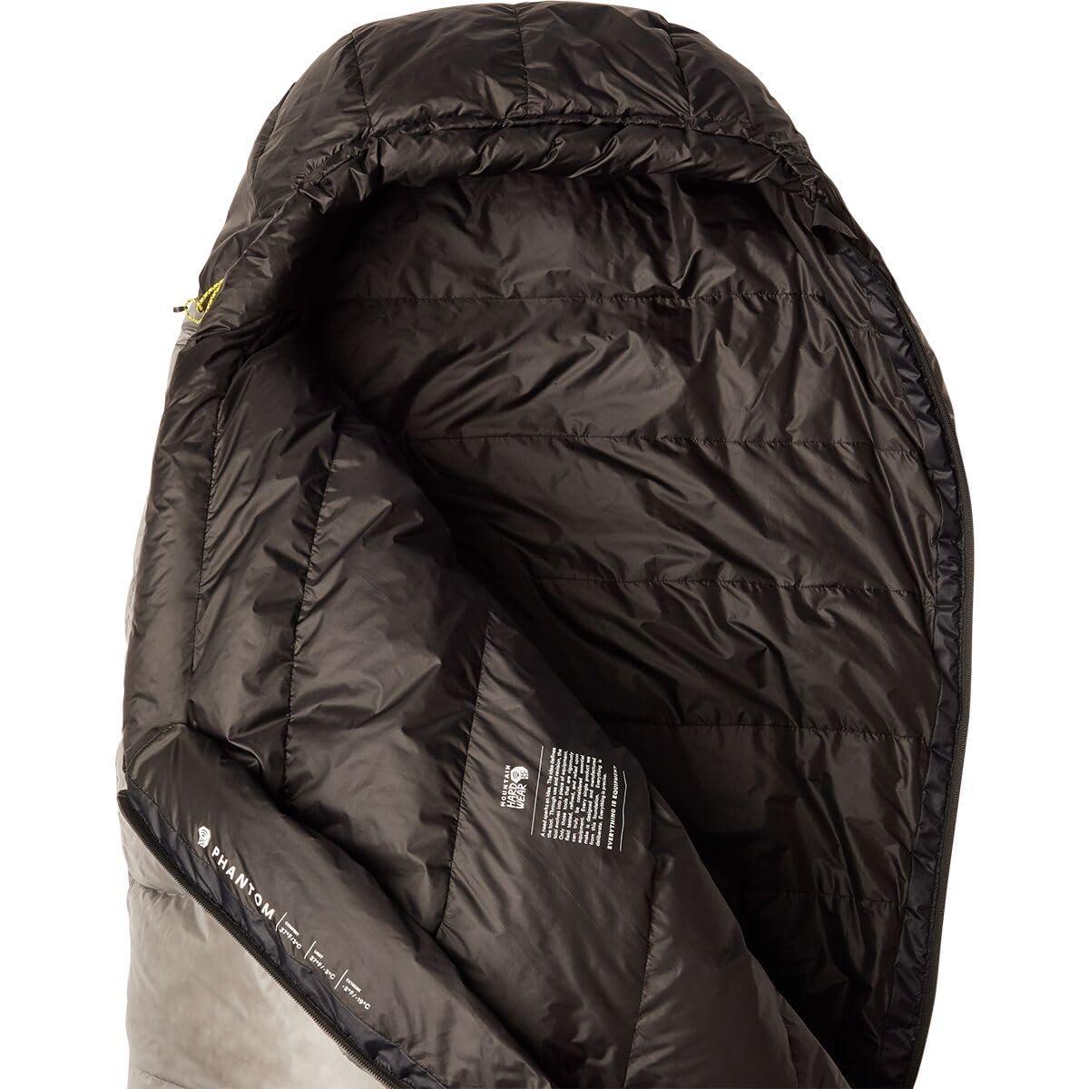 Mountain Hardwear Phantom Sleeping Bag: 30F Down, Glacial, Reg/Left Zip