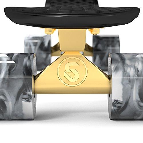 Skatro Skatro - Mini Cruiser Skateboard. 22x6inch Retro Style Plastic Board Comes Complete