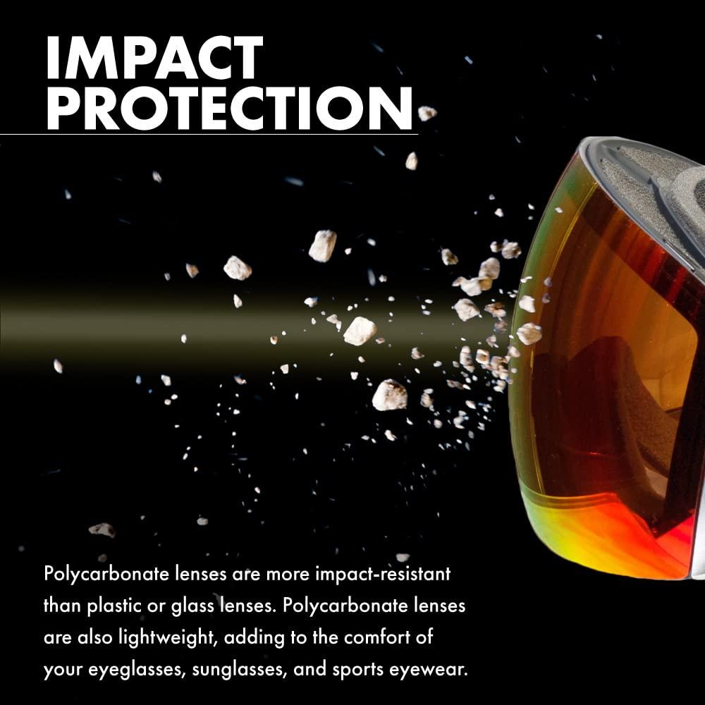 ZERO TECH BASE ZERO TECH BASE Compatible Replacement Lens for Oakley Airbrake XL Snow Goggles Blue Mirror